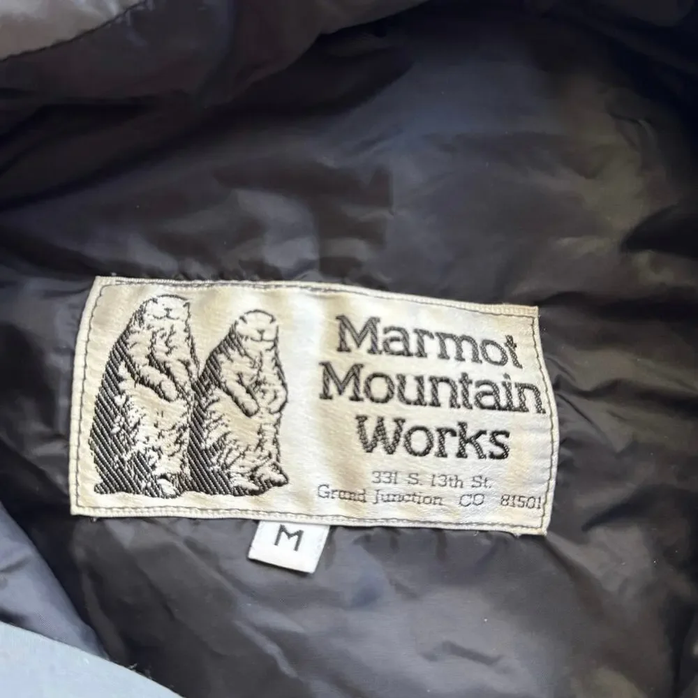 VTG 80s Marmot Mountain Works Warm II Down Puffer Parka